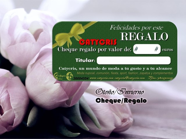 ¡¡Vale Regalo Virtual!!